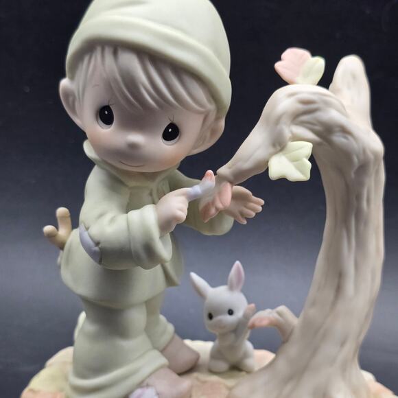 Precious Moments 1996 Color Your World with Thanksgiving Fall Autumn Elf - Picture 2 of 9